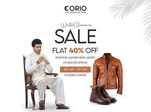 Corio Footwear Winter Clearance Flat 40% Off