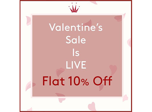 Triumph Valentine Day Sale Flat 10% Off