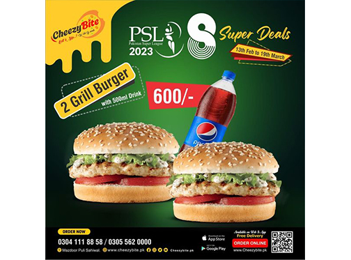 Cheezy Bite Sahiwal PSL Deals Starting From Rs.600