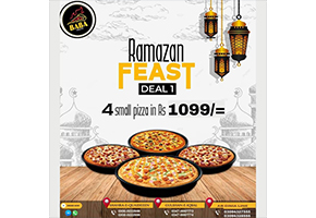 Baba Pizza Ramazan Feast Deal 1 For Rs.1099