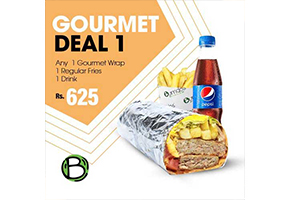 Burridos Gourmet Deal 1 For Rs.625