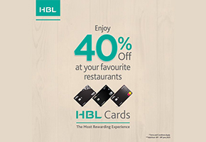 HBL Bank offers a 40% discount on The Patio