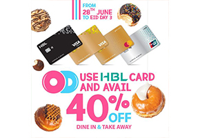 HBL is giving 40% Discount on OD
