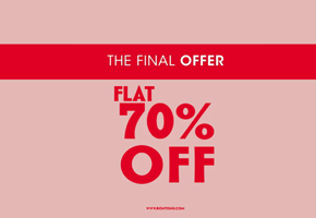 Bontonii Shoes The Final offer Flat 70% Off