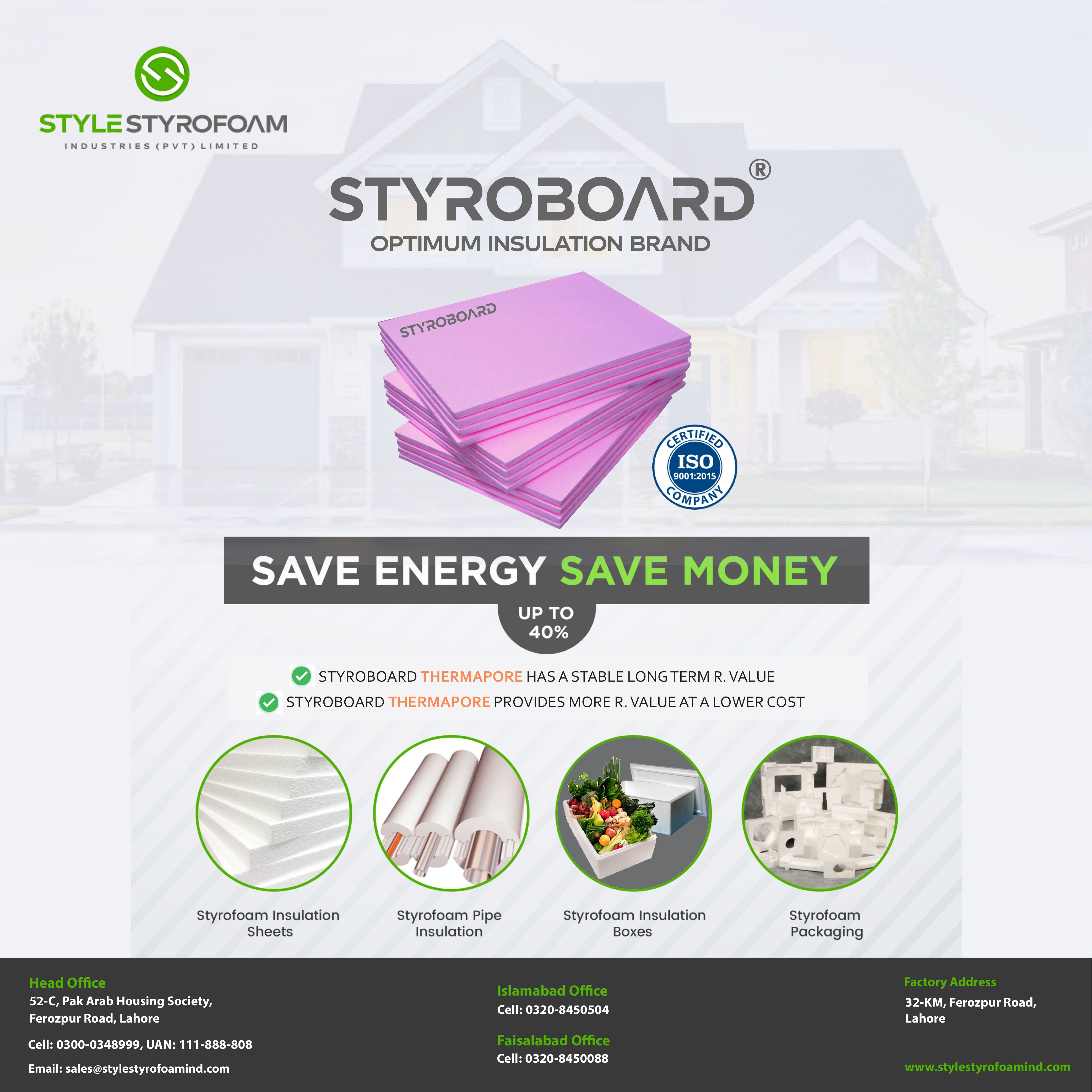 Styroboard | Insulation Material Manufacturer