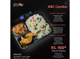Ginsoy Introducing ABC Combo just Rs. 900
