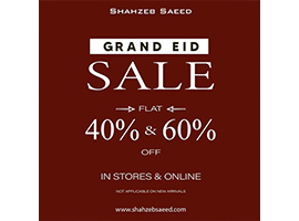 Shahzeb Saeed! FLAT 60% off