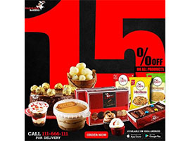Kababjees Bakers Eid Ul Adha avail Flat 15% off On our Products