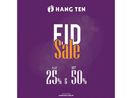 Hang Ten Eid Sale! FLAT 50% off