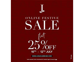 J. | Junaid Jamshed Online Sale! Flat 25% Off
