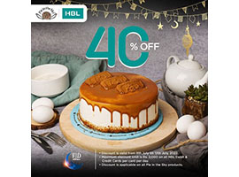 40% discount on Pie in the Sky with HBL