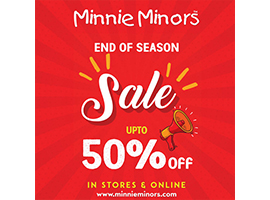 Minnie Minors! Upto 50% off on Everything