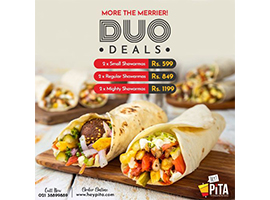 PITA - The Shawarma Revolution! Duo deals Starting Rs.599/-
