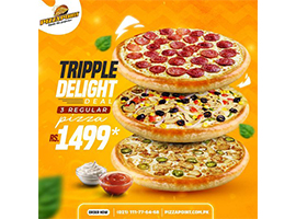 Pizza Point Triple Delight Deal For Rs. 1499