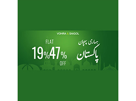 Vohra & Saigol Azadi Sale! Flat 47% off