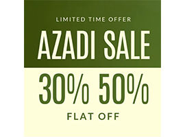HiStreet! Azadi Sale Flat 50% & 30% off