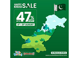 Zubaidas Online Azadi Sale Upto 47% Off