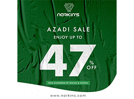 Narkin's Azadi Eid Sale! UP TO 47% off