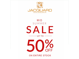 Jacquard Mid Summer Sale  UP TO 50% off