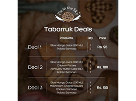 Pie in the Sky Tabbaruk Deal Box 1 For Rs.95/-