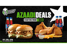 Karachi Broast! Azadi Deals Rs.899