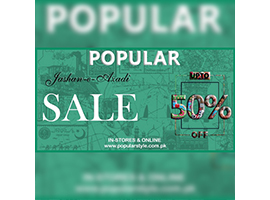 Popular Style Azadi Sale Upto 50% off