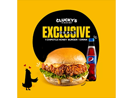 Clucky's! Online Exclusive Deal 1 For Rs.600/-