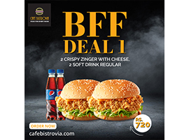 Cafe Bistrovia BFF Deal 1 For Rs.720/-