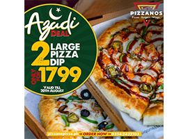 Pizzanos  Azadi Deal For Rs.1799/-