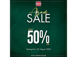 Oxford Garments Azadi Sale Upto 50% Off