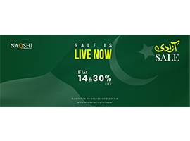 Naqshi Azadi Sale Flat 14% & 30% Off