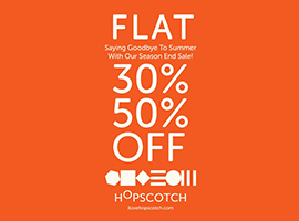 Hopscotch Flat 30% & 50% off
