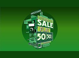 Mōcciani Summer Sale! Flat  30% & 50% off on Selected items