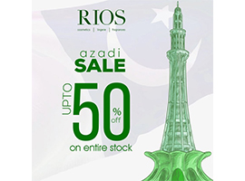 RIOS! Azadi Sale Upto 50% Off