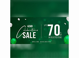 Servis! Azadi Sale Upto 70% Off