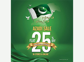 Starlet Shoes! Azadi Sale Flat 25% Off