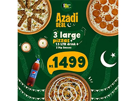 Day Night Pizza Azadi Deal