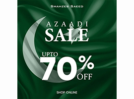 Shahzeb Saeed Azadi Sale Upto 70% Off