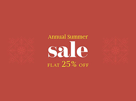 Kayseria Annual Summer Sale Flat 25% Off