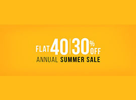 Leisure Club Annual Summer Sale Flat 30% & 40% Off