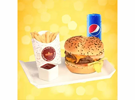 United King American Burger Deal For Rs.850