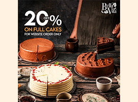 Bella Vita! 20% off on Full Cakes