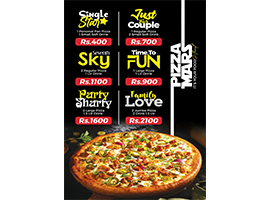 Pizza Mars Family Love Deal For Rs.2100