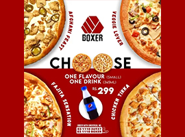 Boxer Burgers Exclusive Deal For Rs.299