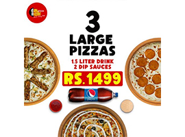 Day Night Pizza Offer 1 For Rs.1499