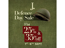 J. | Junaid Jamshed Defence Day Sale! Flat 25% To 30% Off