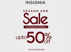 Insignia Season End Sale Upto 50% Off