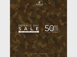 Surplus By Charcoal Defence Day Sale Flat 50% Off
