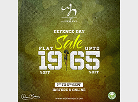 WB by Hemani Defence Day Sale Upto 65% Off