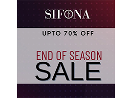 Sifona End Of Season Sale Upto 50% Off